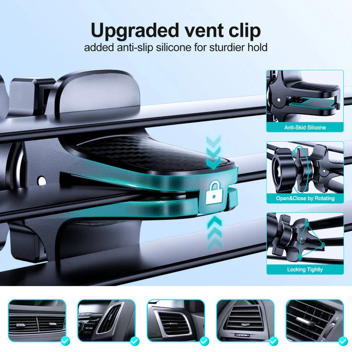 Joyroom 360° Mechanical Car Phone Holder Mount | JR-ZS285 - Image 6