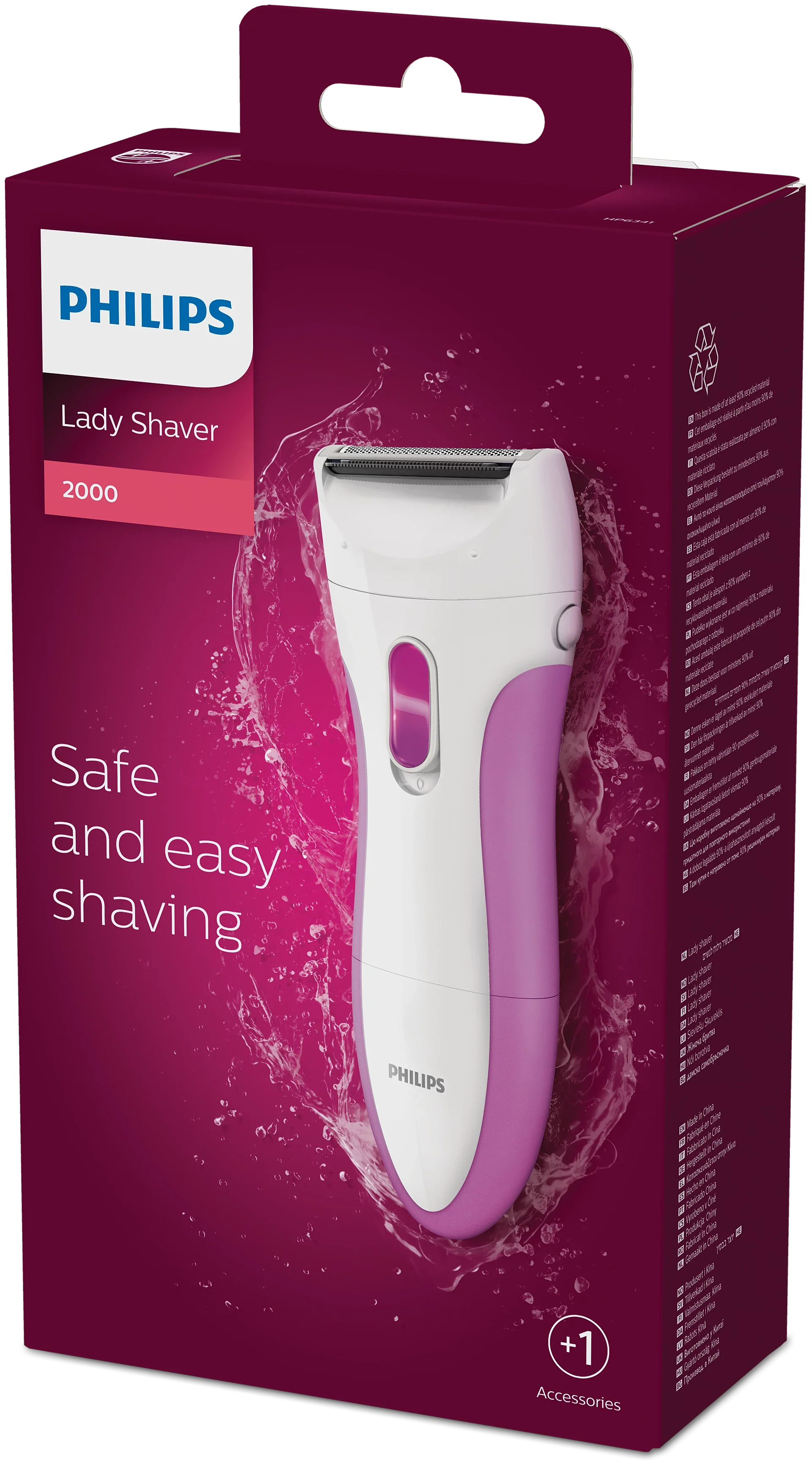 PHILIPS SatinShave Essential Wet and Dry Electric Shaver | HP6341/00 - Image 5
