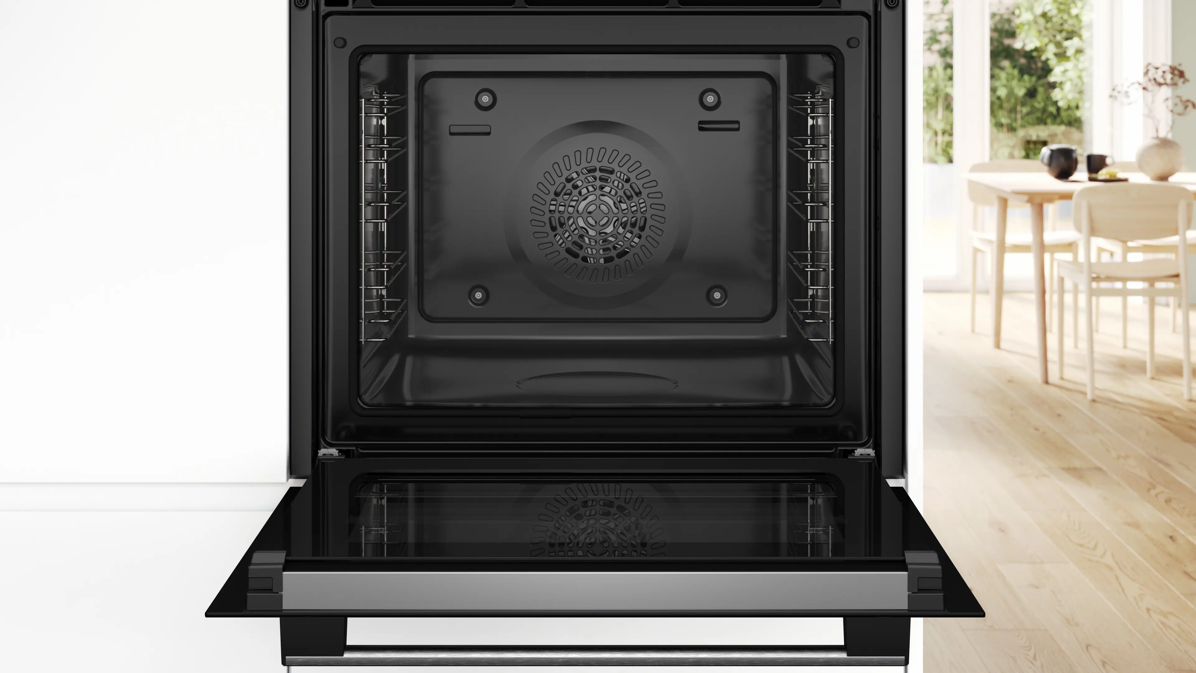 BOSCH Series 4 Built-in oven with added steam function 60 x 60 cm - Stainless Steel | HQA574BS3B - Image 3
