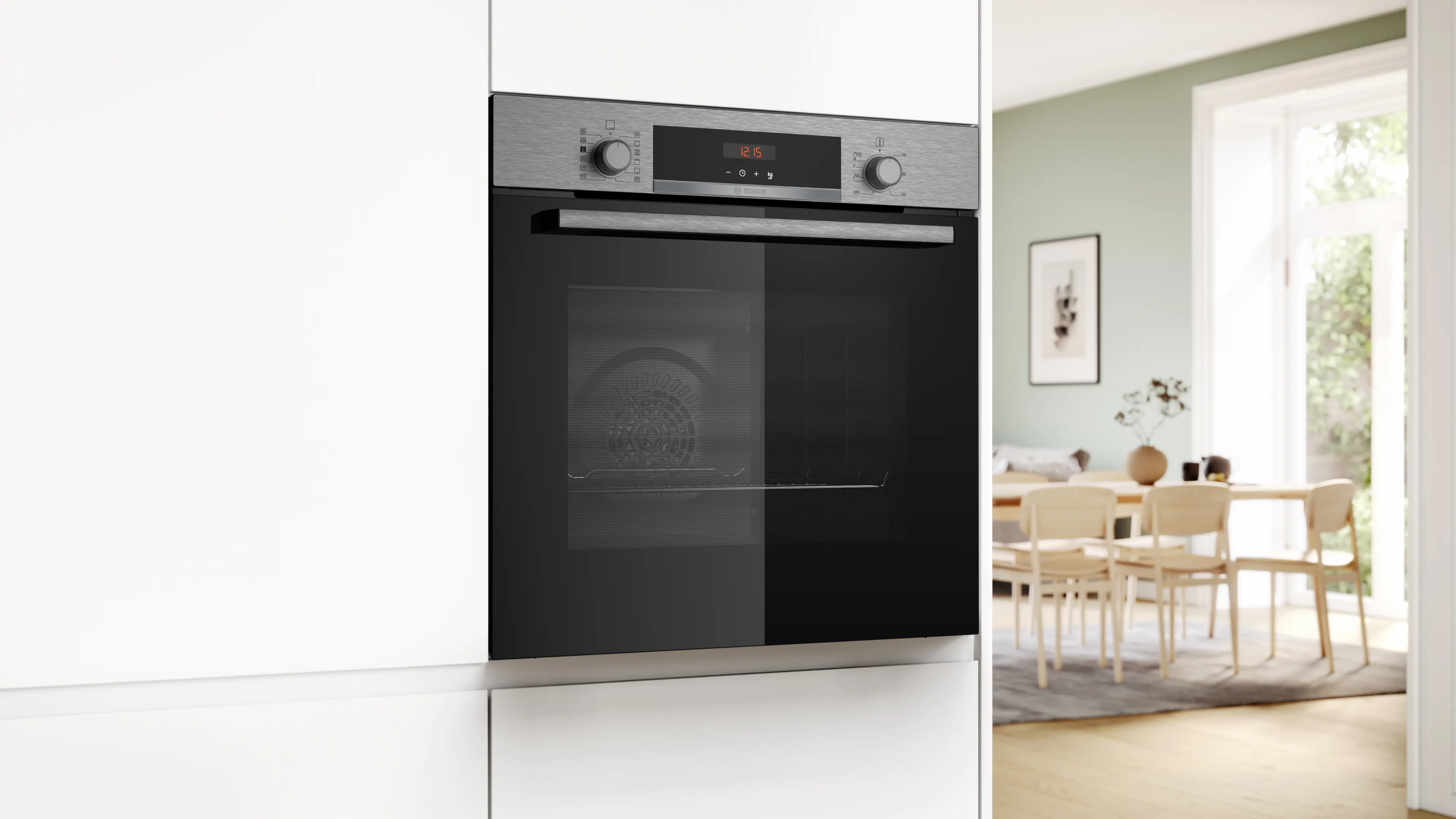 BOSCH Series 4 Built-in oven with added steam function 60 x 60 cm - Stainless Steel | HQA574BS3B - Image 6