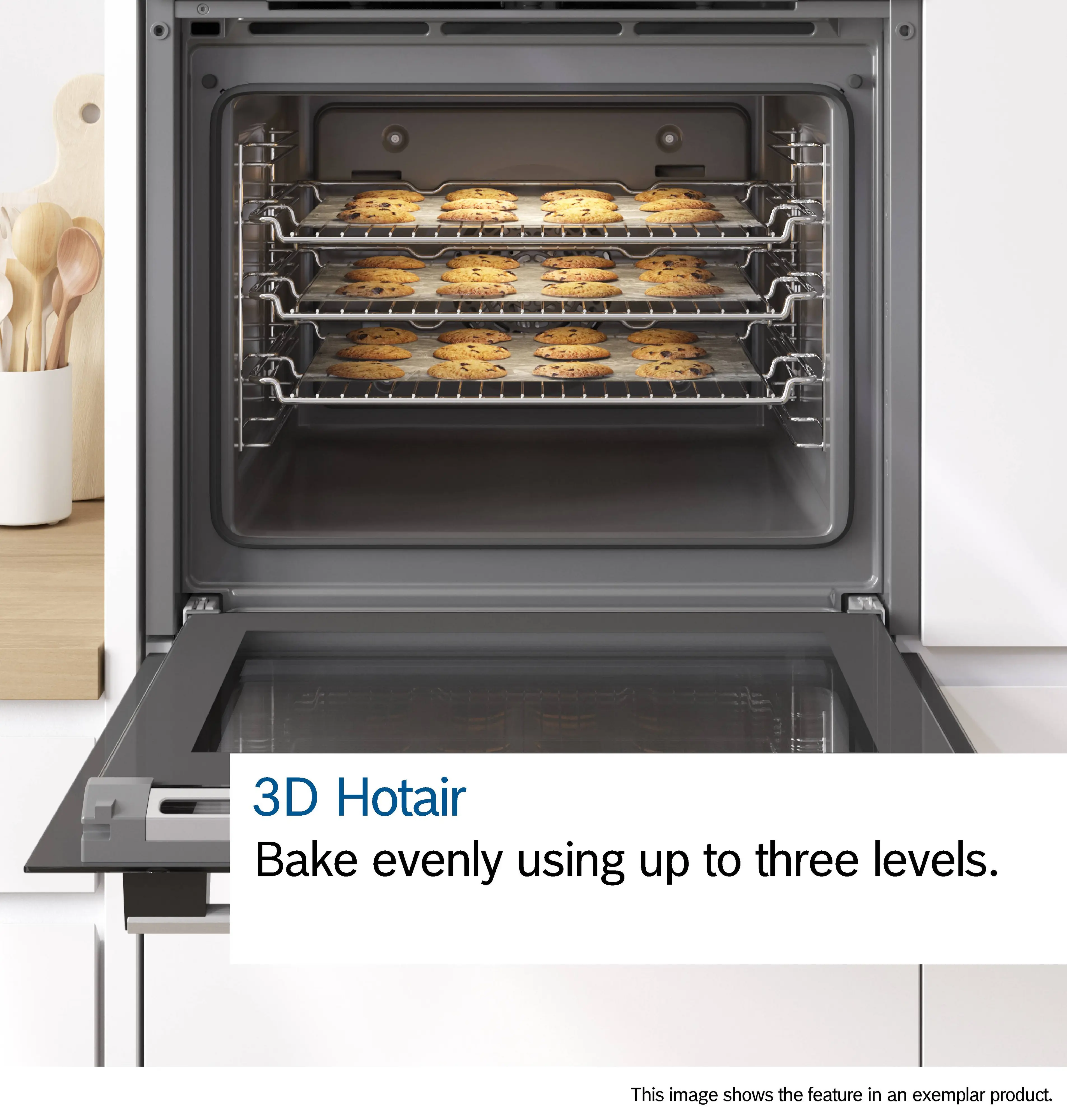 BOSCH Series 4 Built-in oven with added steam function 60 x 60 cm - Stainless Steel | HQA574BS3B - Image 9