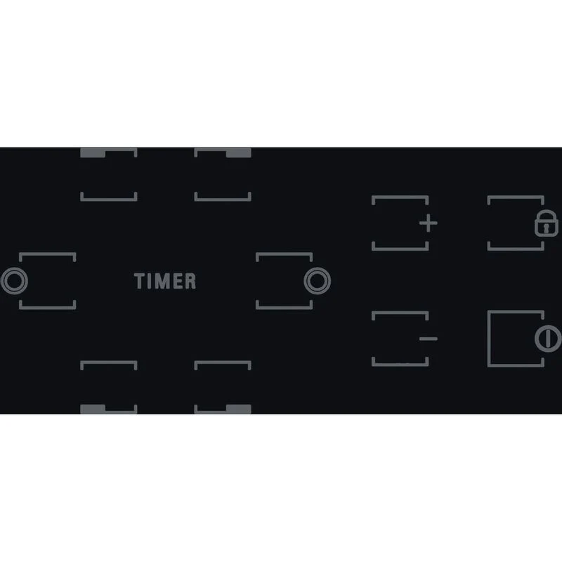 HOTPOINT 77cm Ceramic Hob 4 Cooking Zones | HR724BH - Image 5