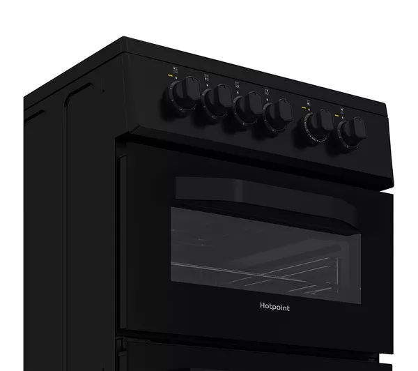 Hotpoint 50cm Electric Cooker - Black | HTE5VCB - Image 4
