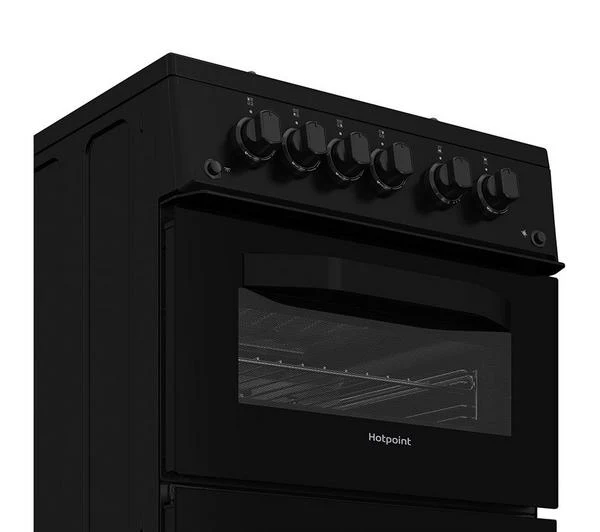 Hotpoint 50cm Freestanding Gas Double Cooker | HTG5GCB - Image 5