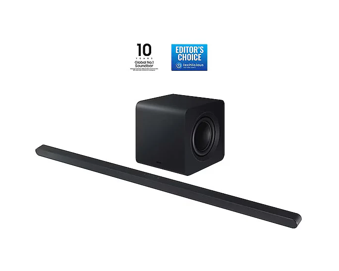 SAMSUNG Ultra Slim 3.1.2ch Lifestyle Soundbar with Subwoofer (2024) || HW-S800D/XU