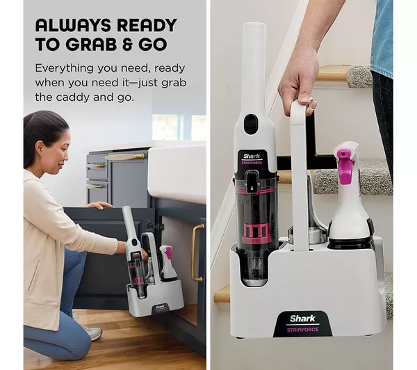 Shark StainForce Cordless Stain-Destroying Spot Cleaner | HX100UKT - Image 5