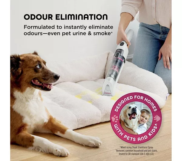 Shark StainForce Cordless Stain-Destroying Spot Cleaner | HX100UKT - Image 7