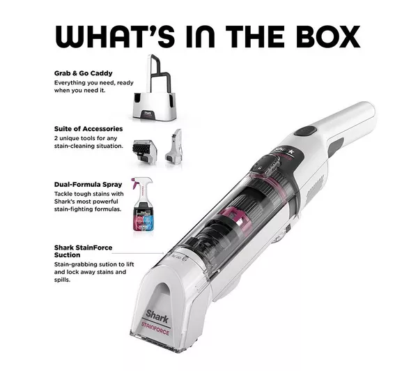 Shark StainForce Cordless Stain-Destroying Spot Cleaner | HX100UKT - Image 9