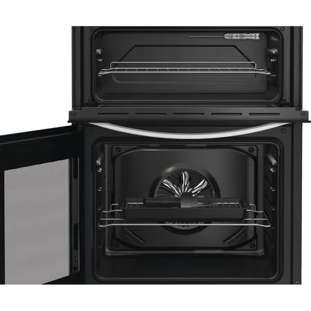 INDESIT 60cm Electric Double Cooker with Ceramic Hob - White | IDE6VMW - Image 4