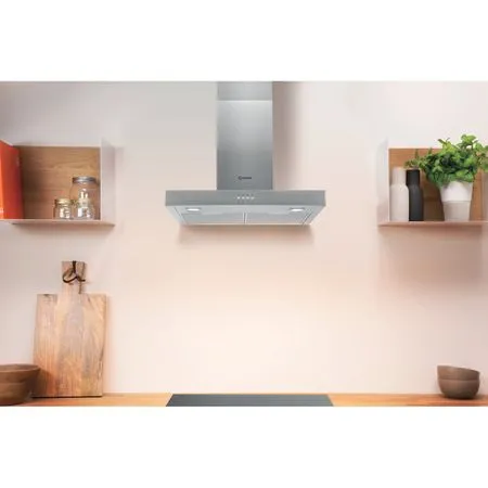 Indesit Wall Mounted Cooker Hood 60cm | IHBS 6.5 LM X - Image 2