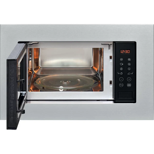 *OPEN BOX* Indesit Integrated Microwave with Grill Stainless Steel | MWI120GX - Image 2