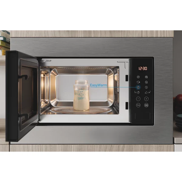 *OPEN BOX* Indesit Integrated Microwave with Grill Stainless Steel | MWI120GX - Image 5