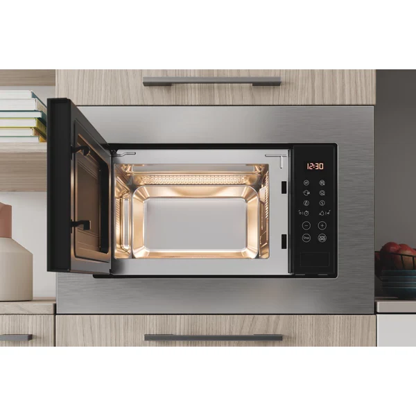 *OPEN BOX* Indesit Integrated Microwave with Grill Stainless Steel | MWI120GX - Image 6