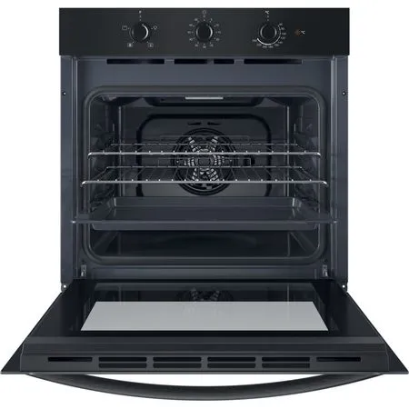 Indesit Click&Clean IO 233 B UK Electric Single Fan Oven - Black | IO233BUK - Image 2