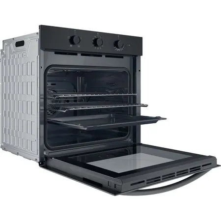 Indesit Click&Clean IO 233 B UK Electric Single Fan Oven - Black | IO233BUK - Image 3