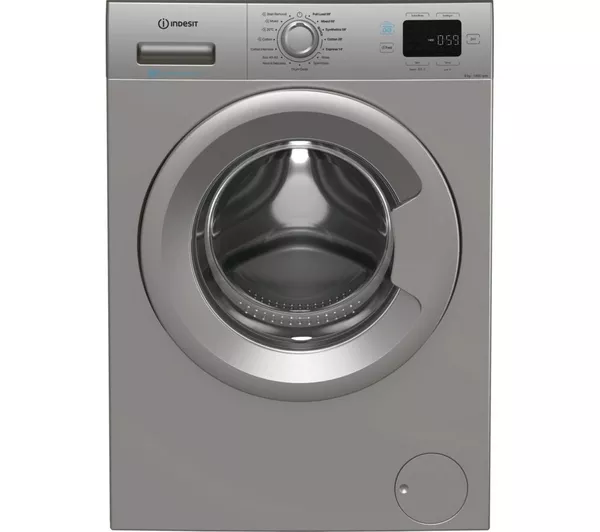 *OPEN BOX* Indesit 9KG 1400 Spin Washing Machine - Silver | IP946SPUSH&GOUK