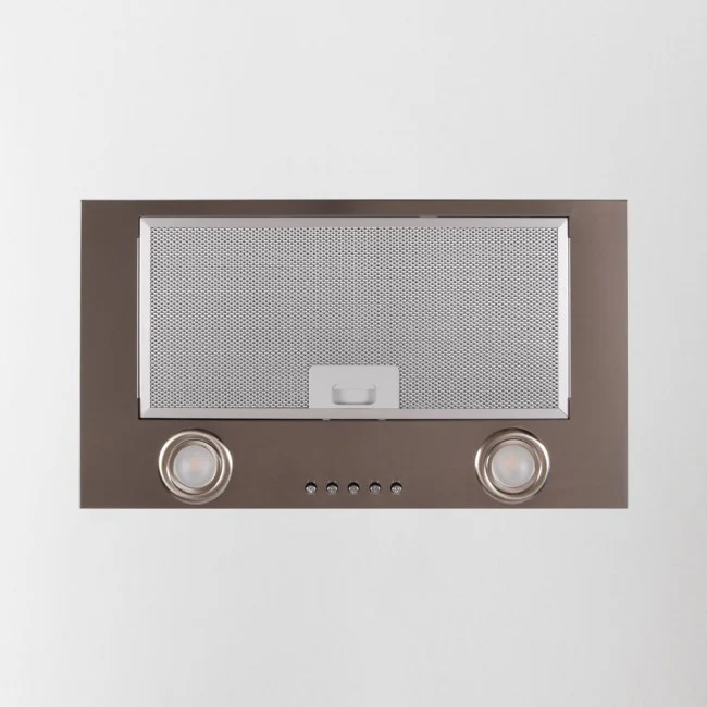 LUXAIR 52cm Canopy Hood in Stainless Steel with 2 x LED Spot Lights and Push Button Controls || LA-52-CAN-SS-PLUS - Image 2