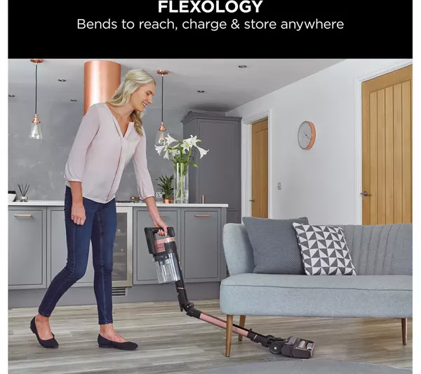 Shark Stratos Cordless Stick Vacuum Cleaner - Grey/Rose Gold | IZ400UK - Image 13