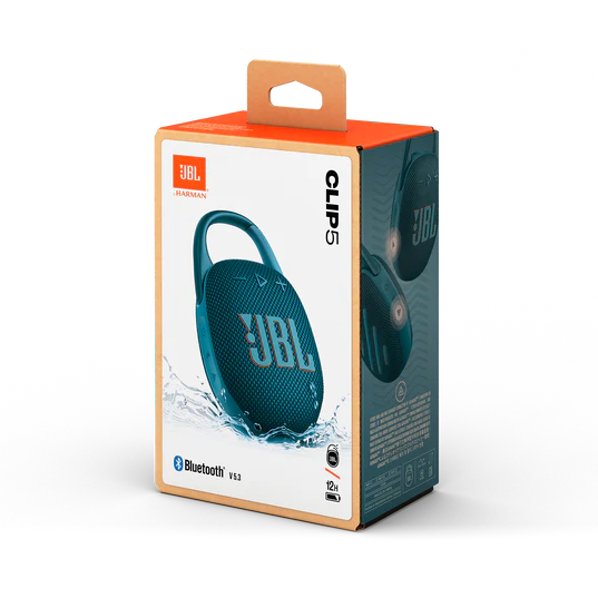 JBL Clip5 Bluetooth Speaker - Blue | JBLCLIP5BLU - Image 9