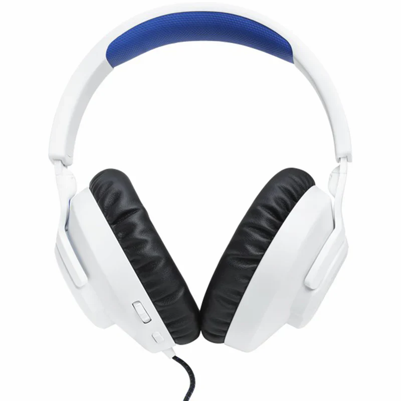 JBL Quantum Driver Over-Ear Wired Gaming Headset - White&Blue | JBLQ100PWHTBLU - Image 4