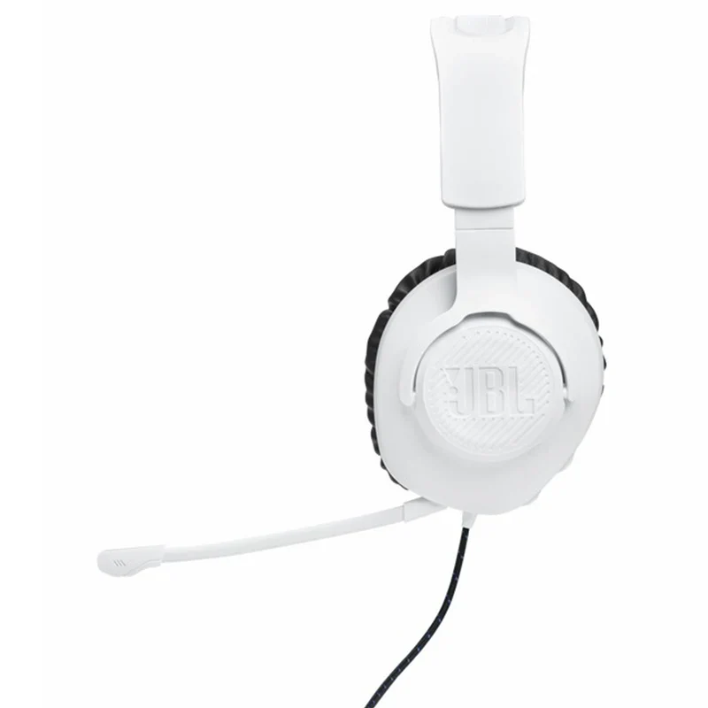 JBL Quantum Driver Over-Ear Wired Gaming Headset - White&Blue | JBLQ100PWHTBLU - Image 5