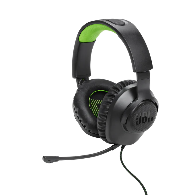 JBL Quantum 100M2 Wired Over-Ear Gaming Headset | JBLQ100XBLKGRN