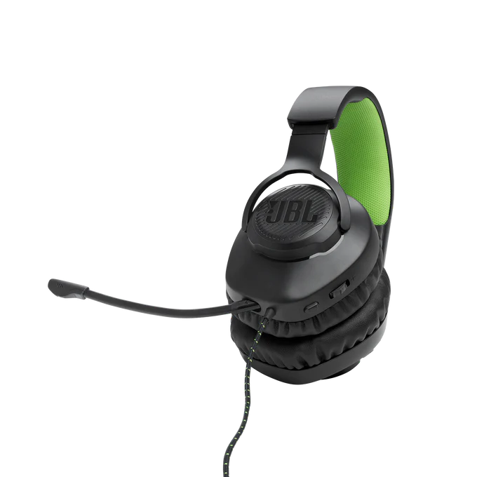 JBL Quantum 100M2 Wired Over-Ear Gaming Headset | JBLQ100XBLKGRN - Image 3