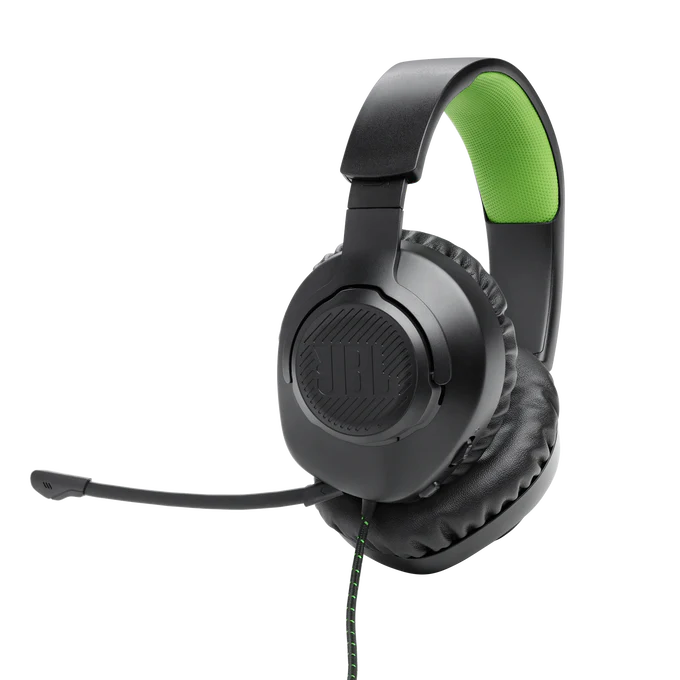 JBL Quantum 100M2 Wired Over-Ear Gaming Headset | JBLQ100XBLKGRN - Image 7