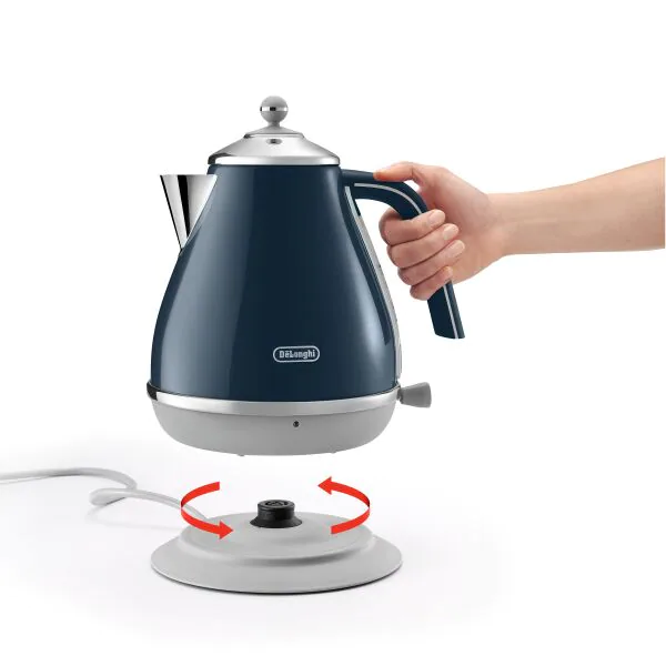 DELONGHI Icona Capitals 1.7L Cordless Kettle - London Blue | KBOC3001BL - Image 4