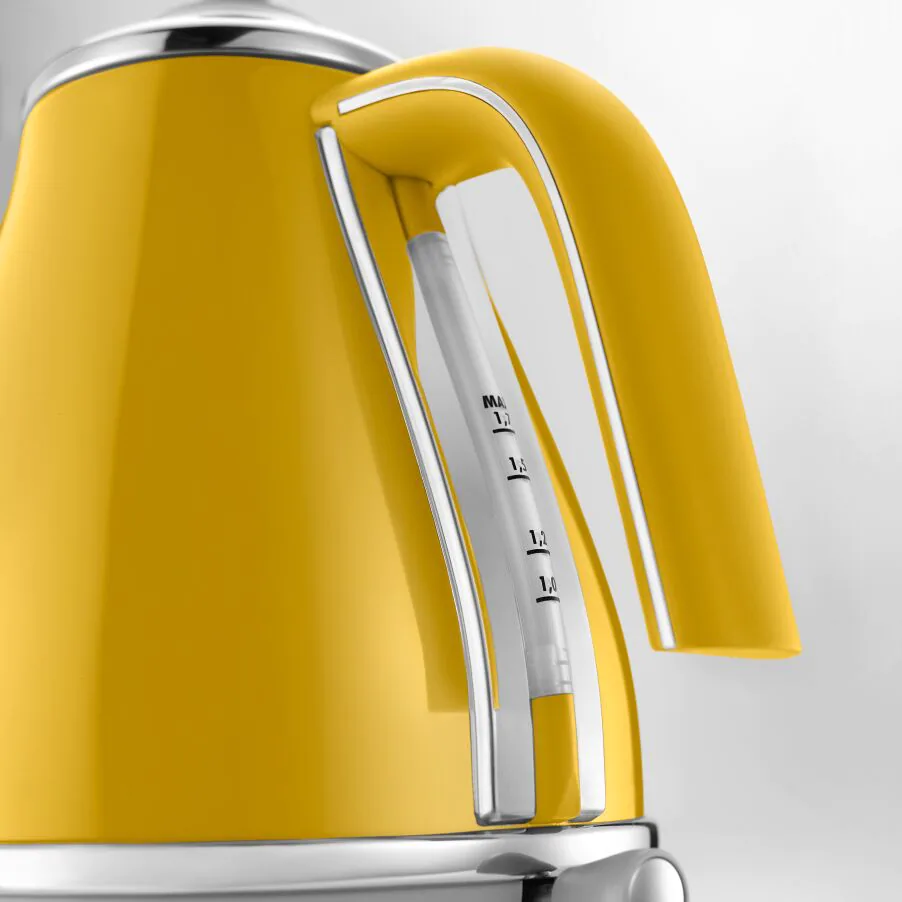 DELONGHI Icona Capitals Cordless Jug Kettle - Yellow | KBOC3001Y - Image 5