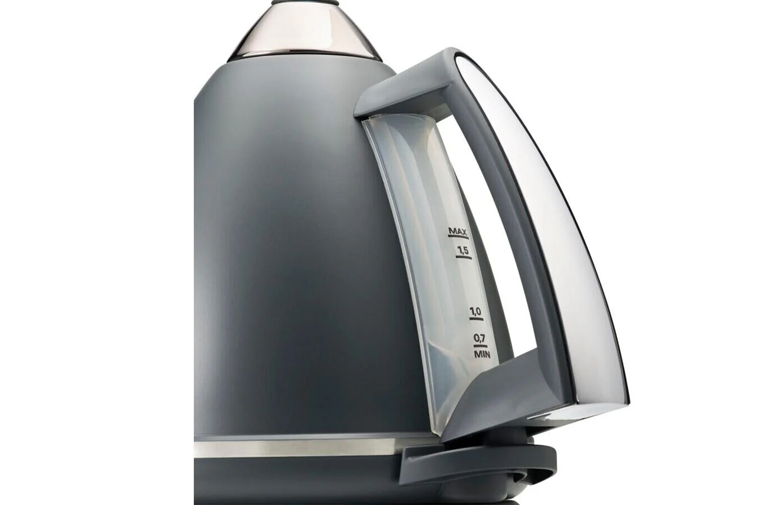 DELONGHI Argento Silva Cordless Kettle - Grey | KBX3016.GY - Image 3