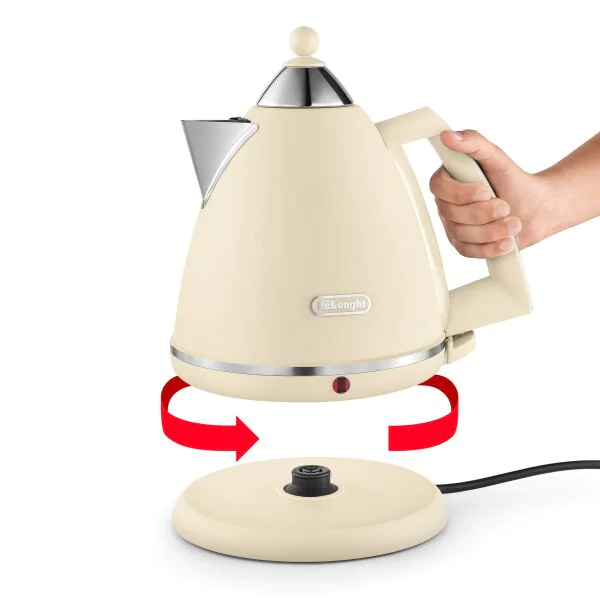 DELONGHI ARGENTO FLORA KETTLE - CREAM | KBX3016BG - Image 3
