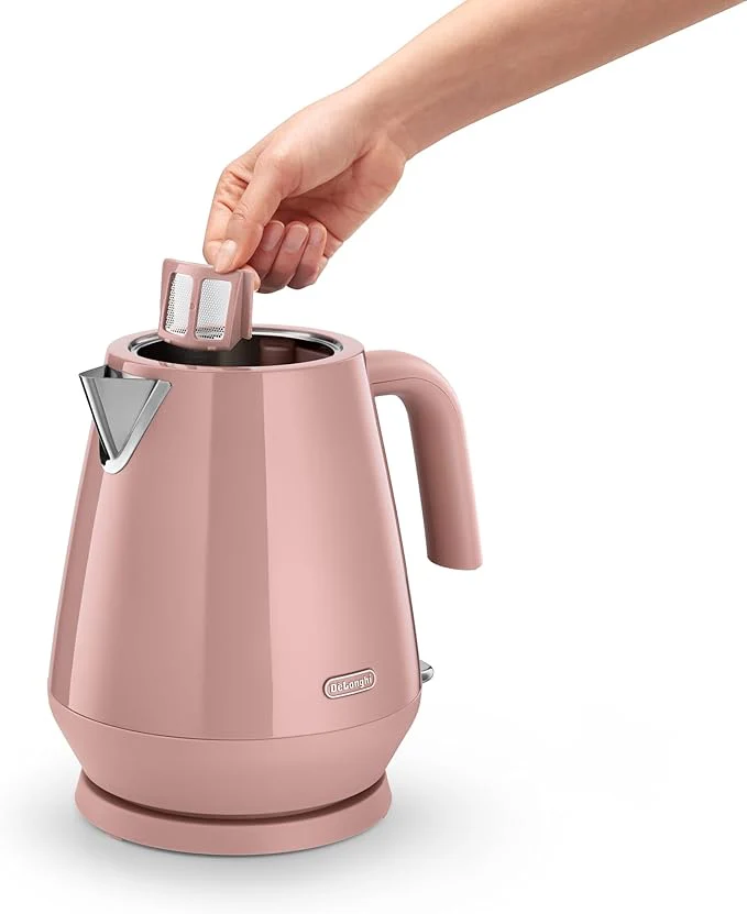 *OPEN BOX* De'Longhi Eclettica Rapid Boil Kettle - Pink | KBY3001.PK - Image 5