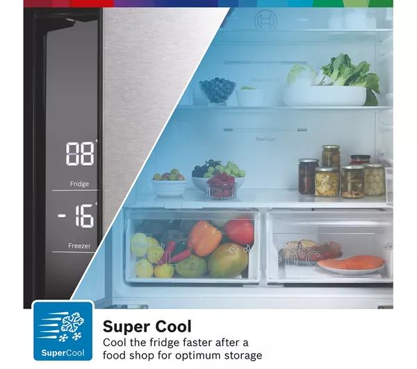 BOSCH Series 4 French Door Bottom Freezer | KFN96VPEAG - Image 8