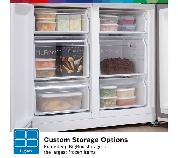 BOSCH Series 4 French Door Bottom Freezer | KFN96VPEAG - Image 9