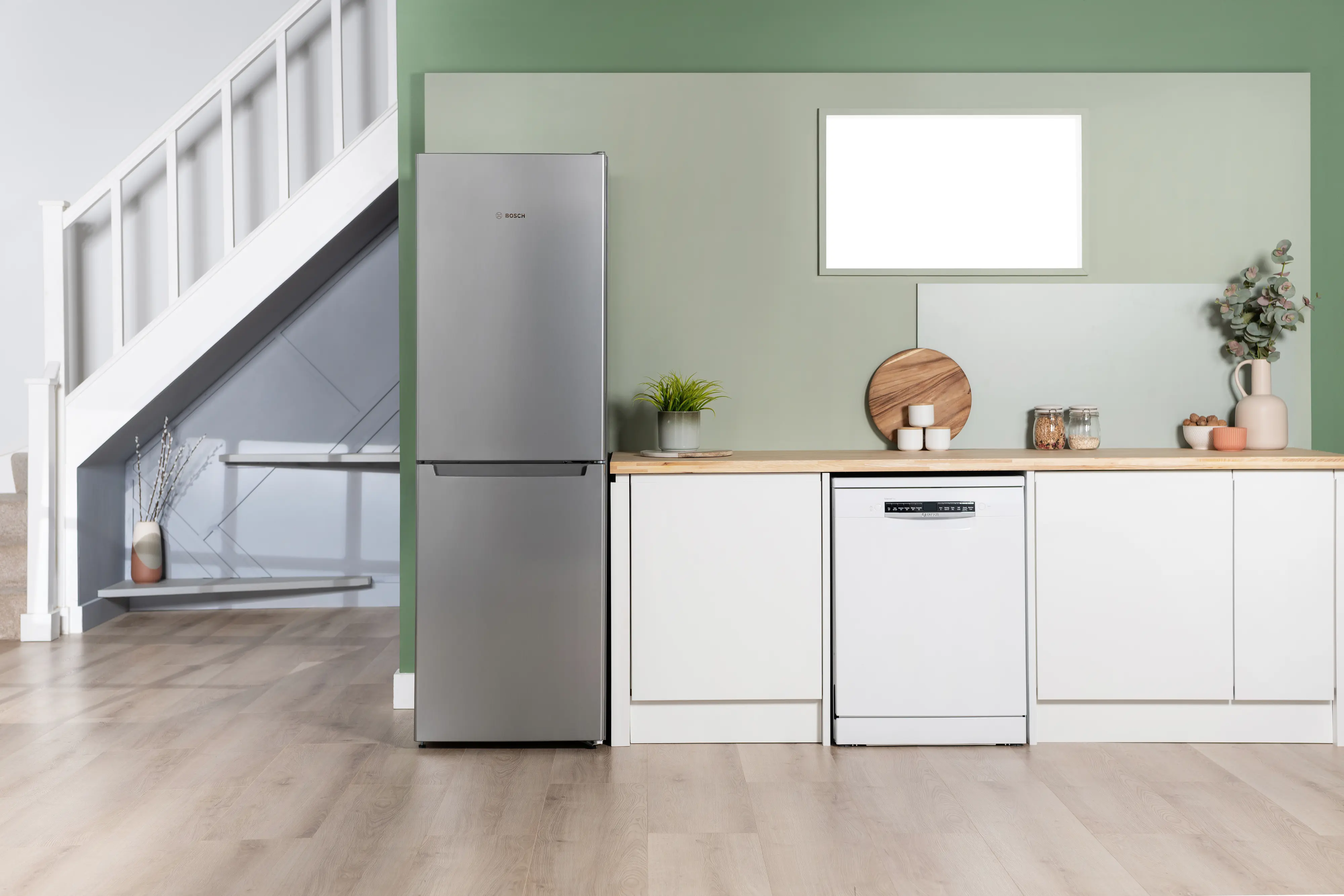 BOSCH Series 2 Freestanding Fridge Freezer - Stainless Steel | KGN34NLEAG - Image 10