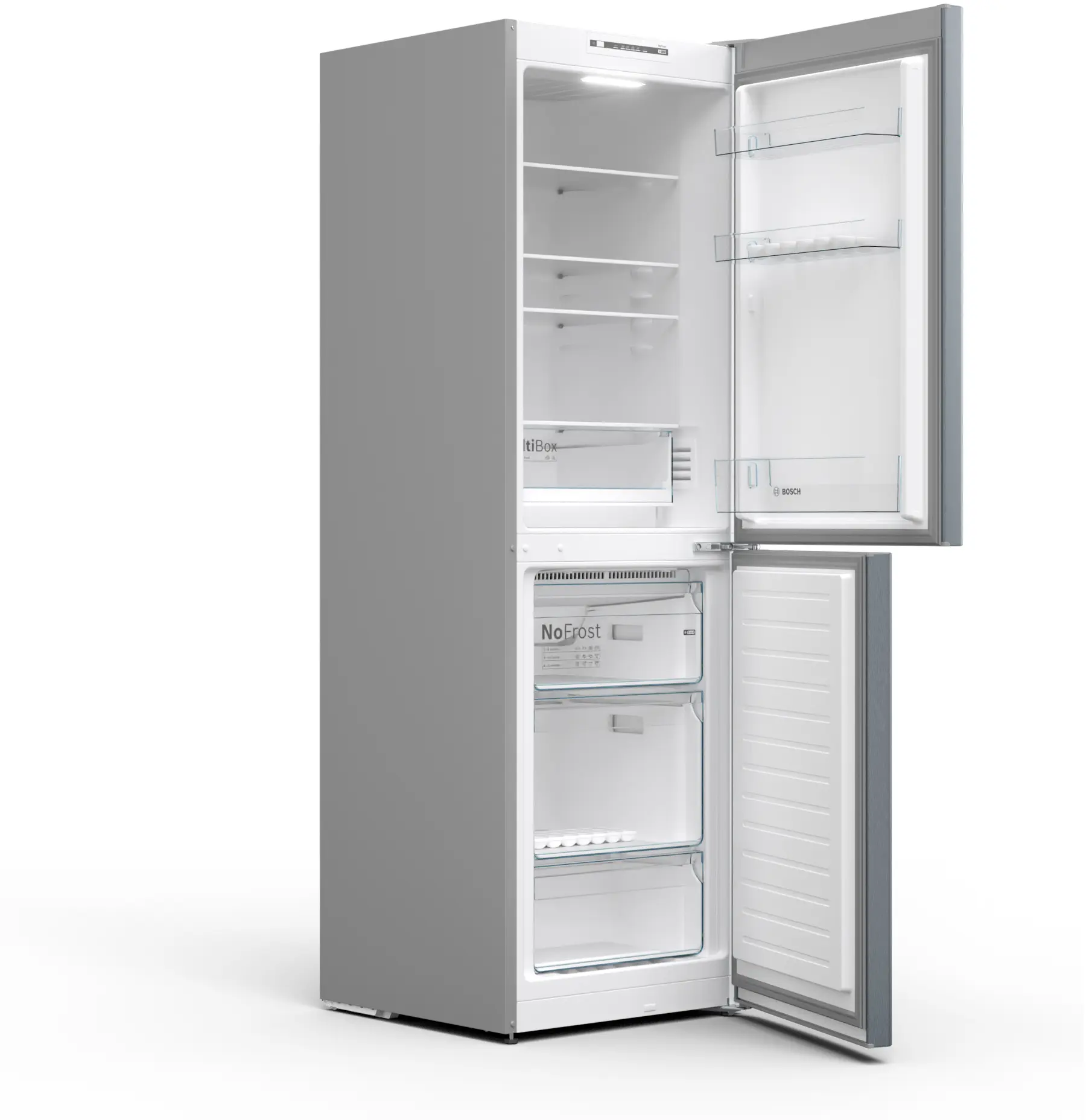 BOSCH Series 2 Freestanding Fridge Freezer - Stainless Steel | KGN34NLEAG - Image 7
