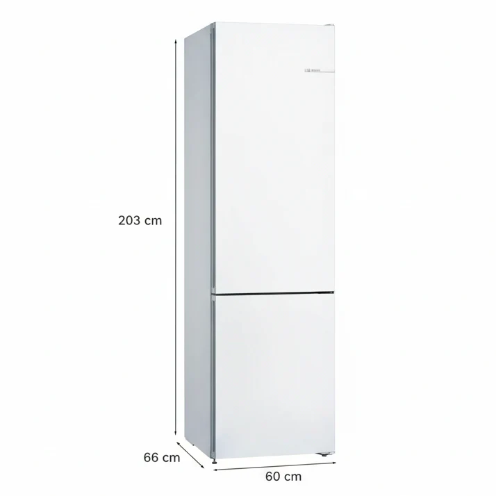 BOSCH Series 4 Free-standing Fridge-Freezer Total No Frost - White | KGN392WEBG - Image 5
