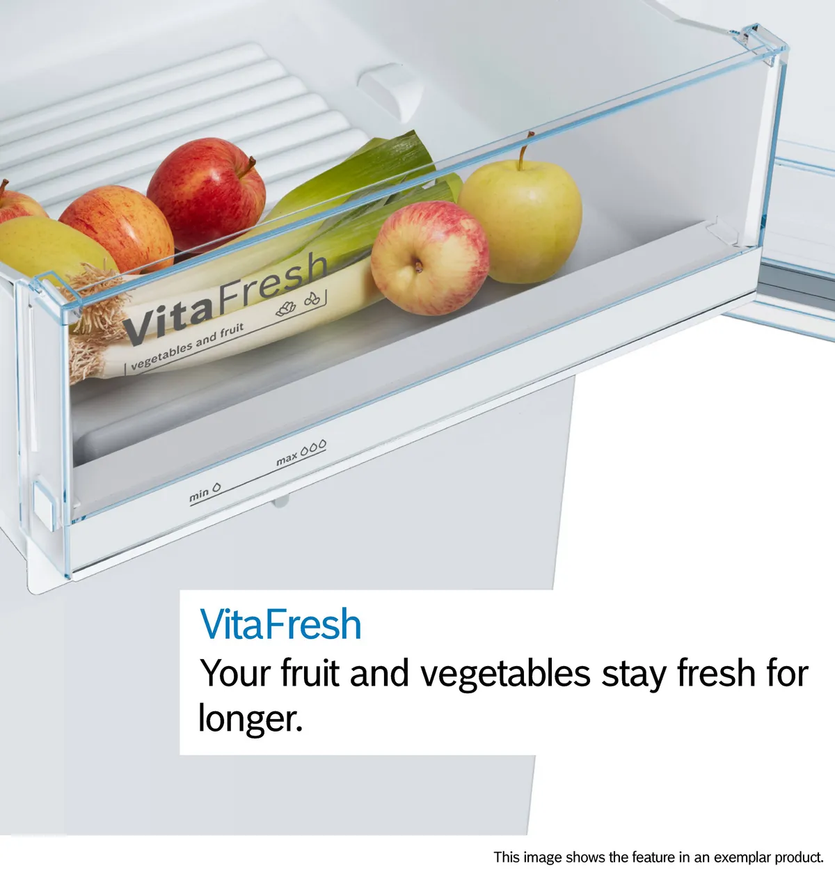 Bosch Series 4 Freestanding Fridge Freezer - Stainless steel | KGV33VLEAG - Image 6