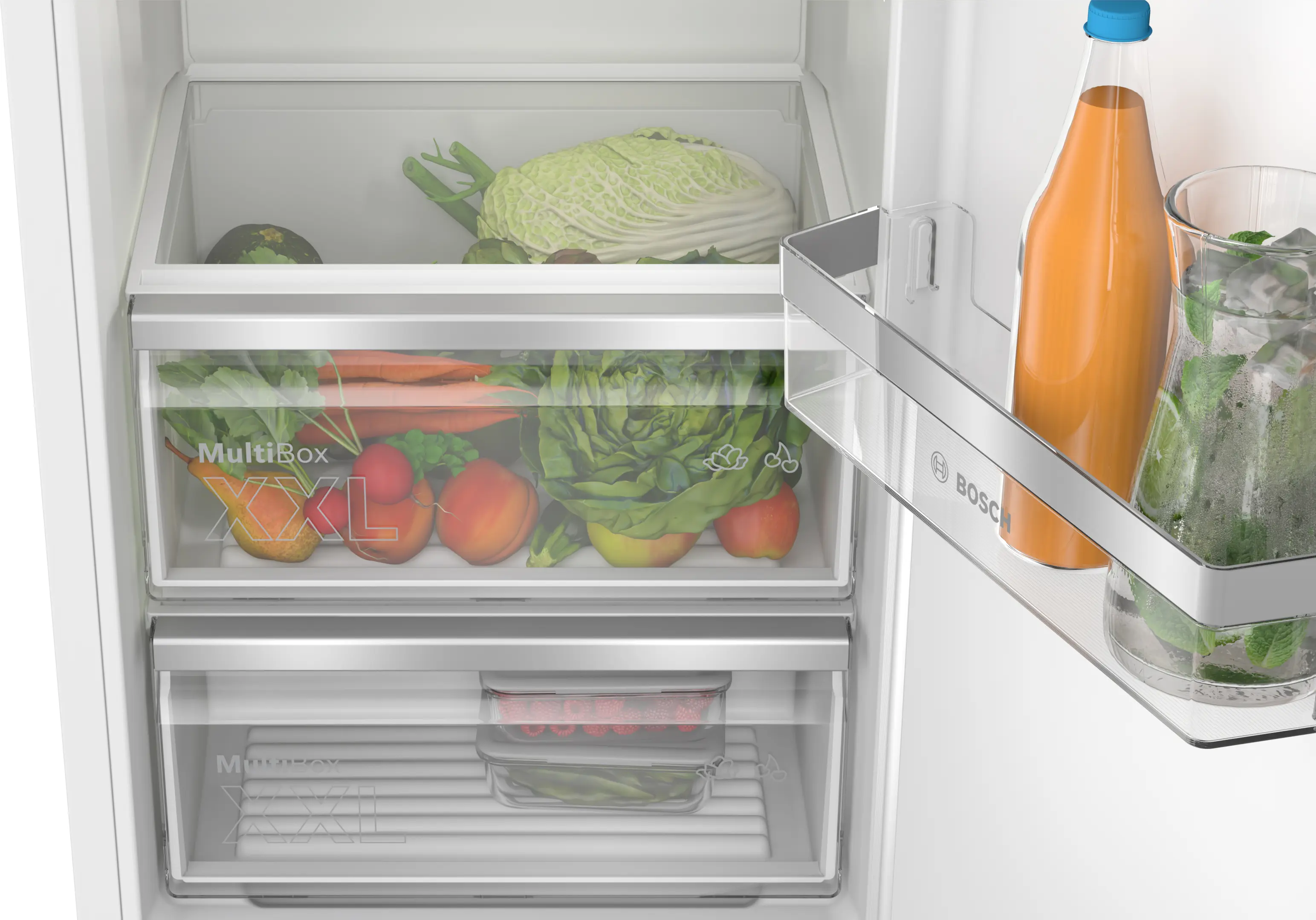 Bosch Series 4 Built-in fridge 177.2 x 54.1 cm flat hinge | KIR81VFE0G - Image 4