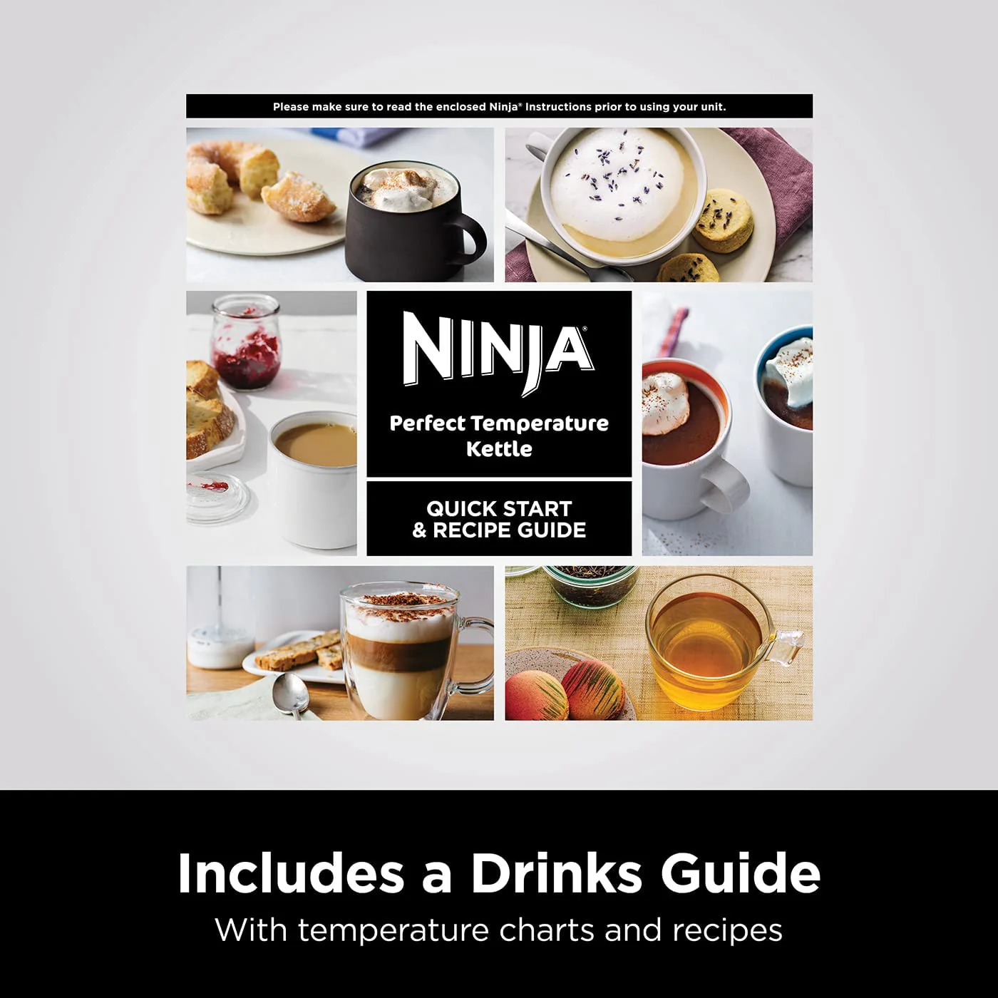 NINJA Perfect Temperature Kettle Black | KT200UK - Image 3