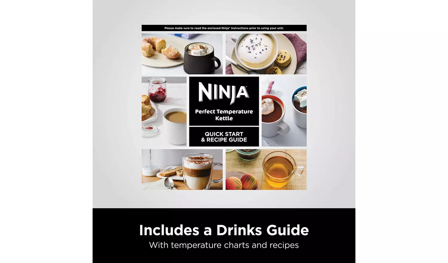 NINJA Perfect Temperature Kettle Stainless Steel | KT201UK - Image 4