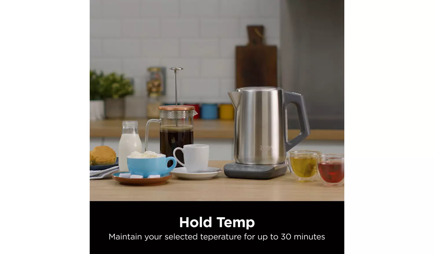 NINJA Perfect Temperature Kettle Stainless Steel | KT201UK - Image 6