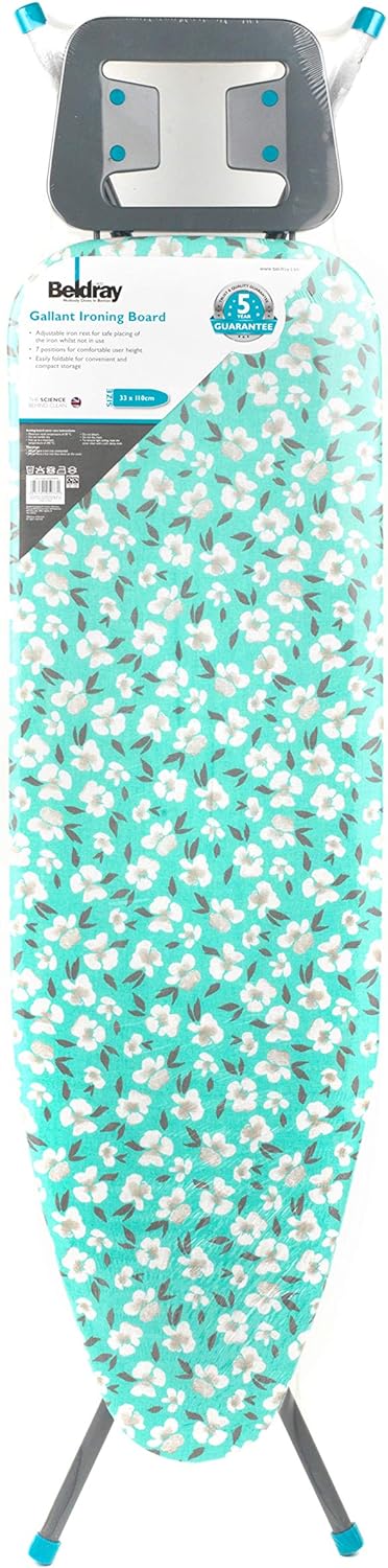 Beldray 110 x 33cm Poppy Design Ironing Board | LA023995POP - Image 10
