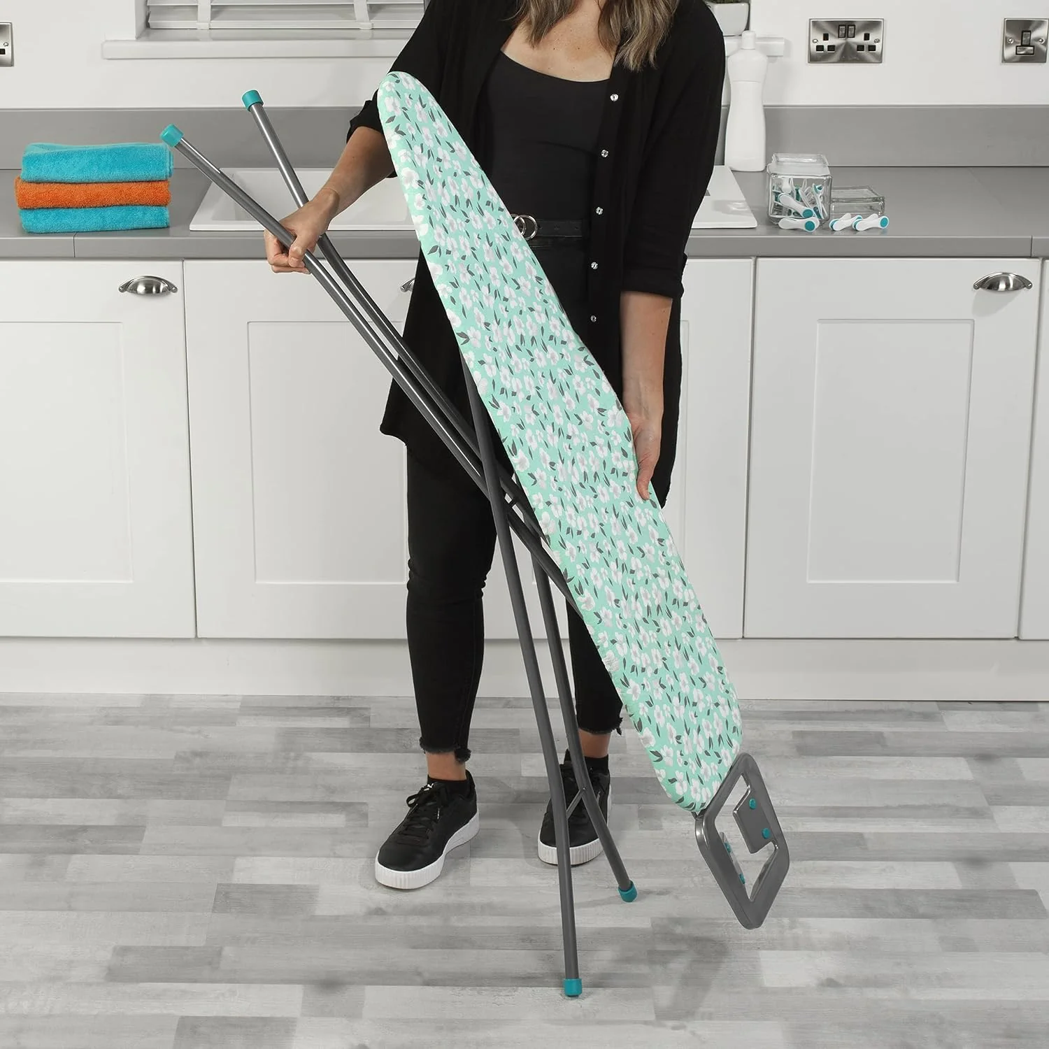 Beldray 110 x 33cm Poppy Design Ironing Board | LA023995POP - Image 9