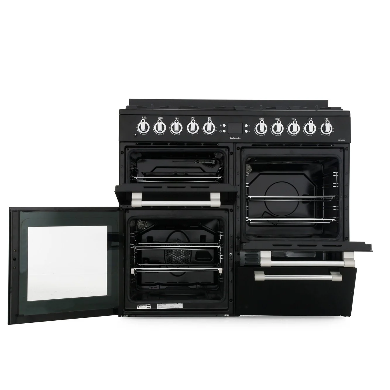 LEISURE Cookmaster 100cm Dual Fuel Double Oven Black || CK100F232K - Image 4