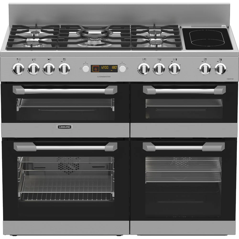 LEISURE Cuisinemaster 110cm Dual Fuel Triple Oven Stainless Steel || CS110F722X - Image 2