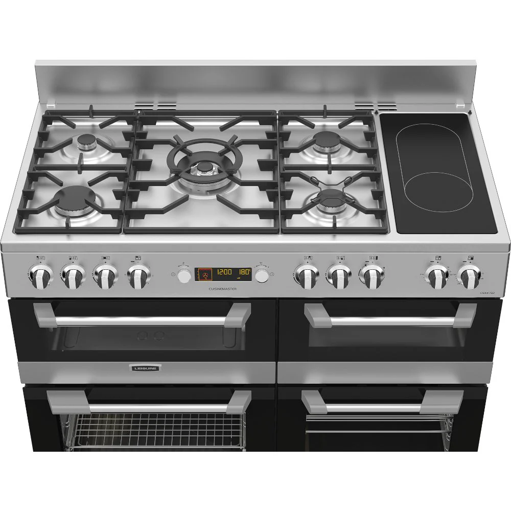 LEISURE Cuisinemaster 110cm Dual Fuel Triple Oven Stainless Steel || CS110F722X - Image 4