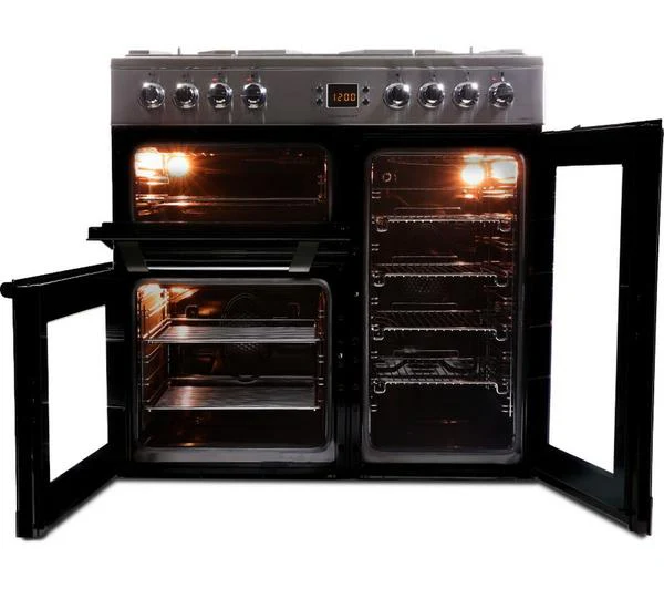 LEISURE Cuisinemaster 90cm Dual Fuel Triple Oven Stainless - Black || CS90F530X - Image 5