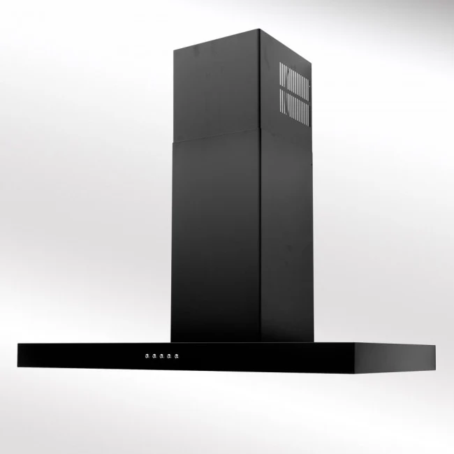 Luxair 100cm Cooker Hood - Flat - Black || LA-100-FLT-BLK - Image 3